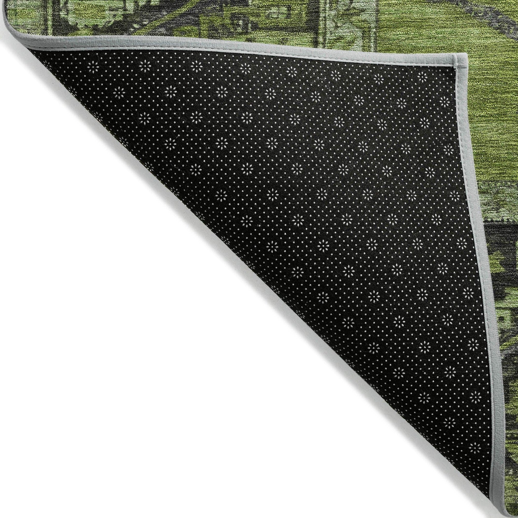 Addison Rugs Haelaris Green Washable Indoor-Outdoor Rug