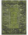 Addison Rugs Haelaris Green Washable Indoor-Outdoor Rug