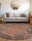 Addison Rugs Haelaris Orange Washable Indoor-Outdoor Rug