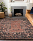 Addison Rugs Haelaris Orange Washable Indoor-Outdoor Rug