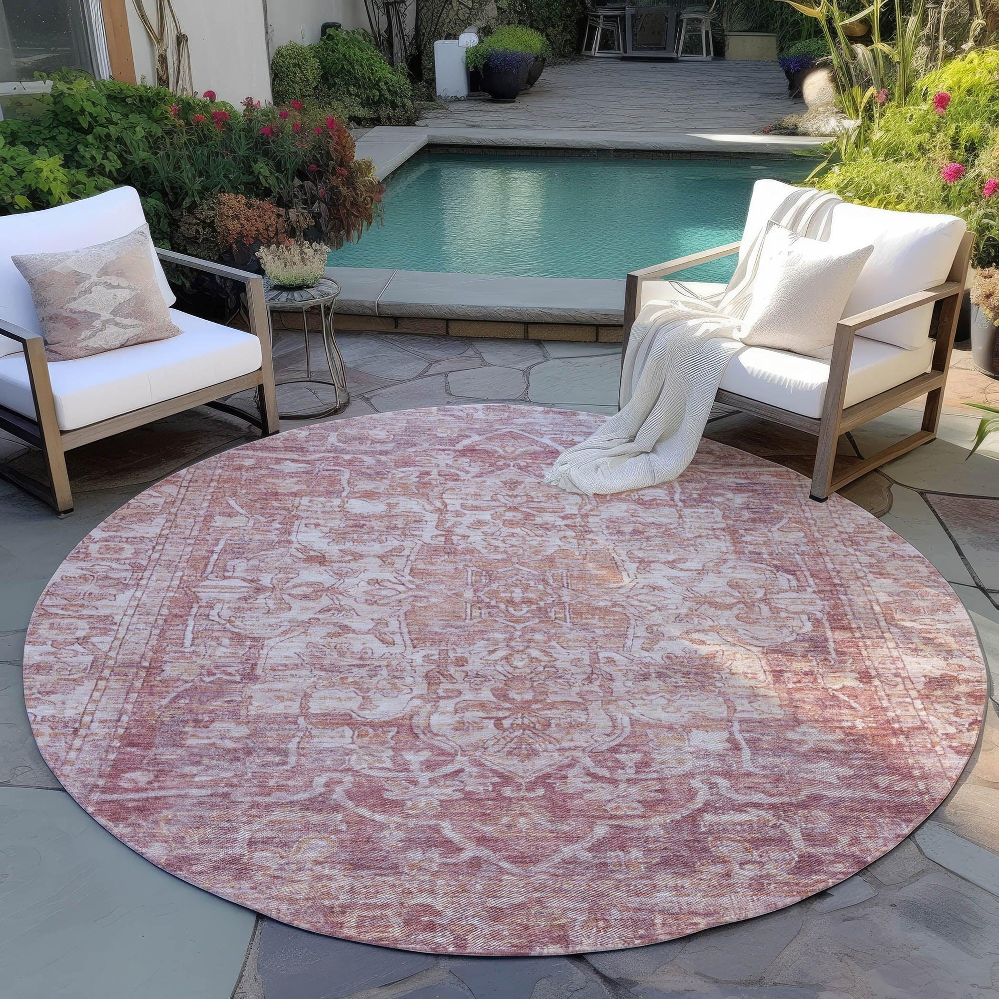 Addison Rugs Haelas Paprika Washable Indoor-Outdoor Rug