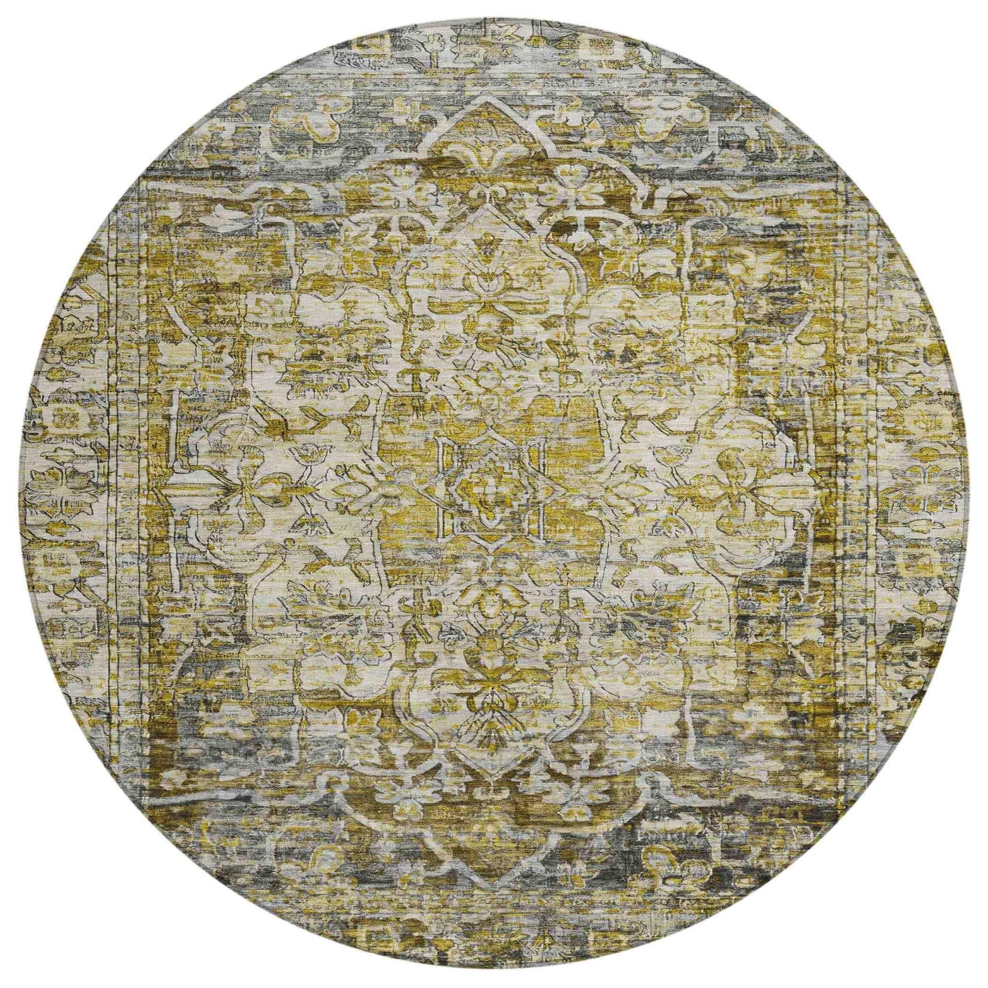 Addison Rugs Haelas Gray Washable Indoor-Outdoor Rug