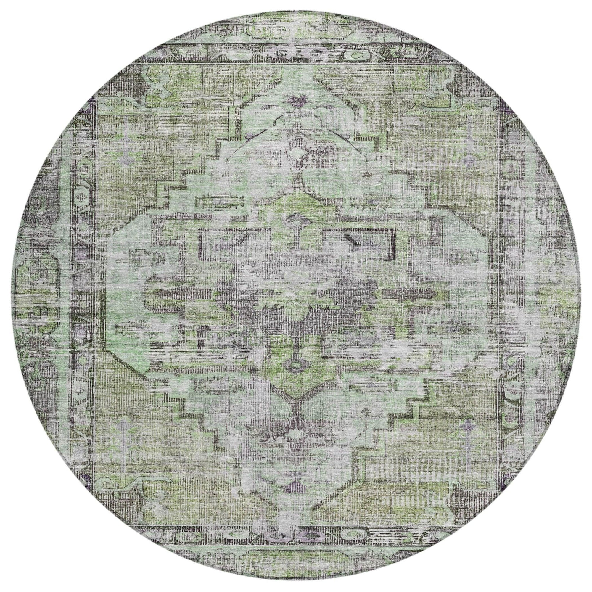 Addison Rugs Haeleth Green Washable Indoor-Outdoor Rug