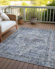 Addison Rugs Haeleth Blue Washable Indoor-Outdoor Rug
