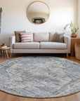 Addison Rugs Haeleth Blue Washable Indoor-Outdoor Rug