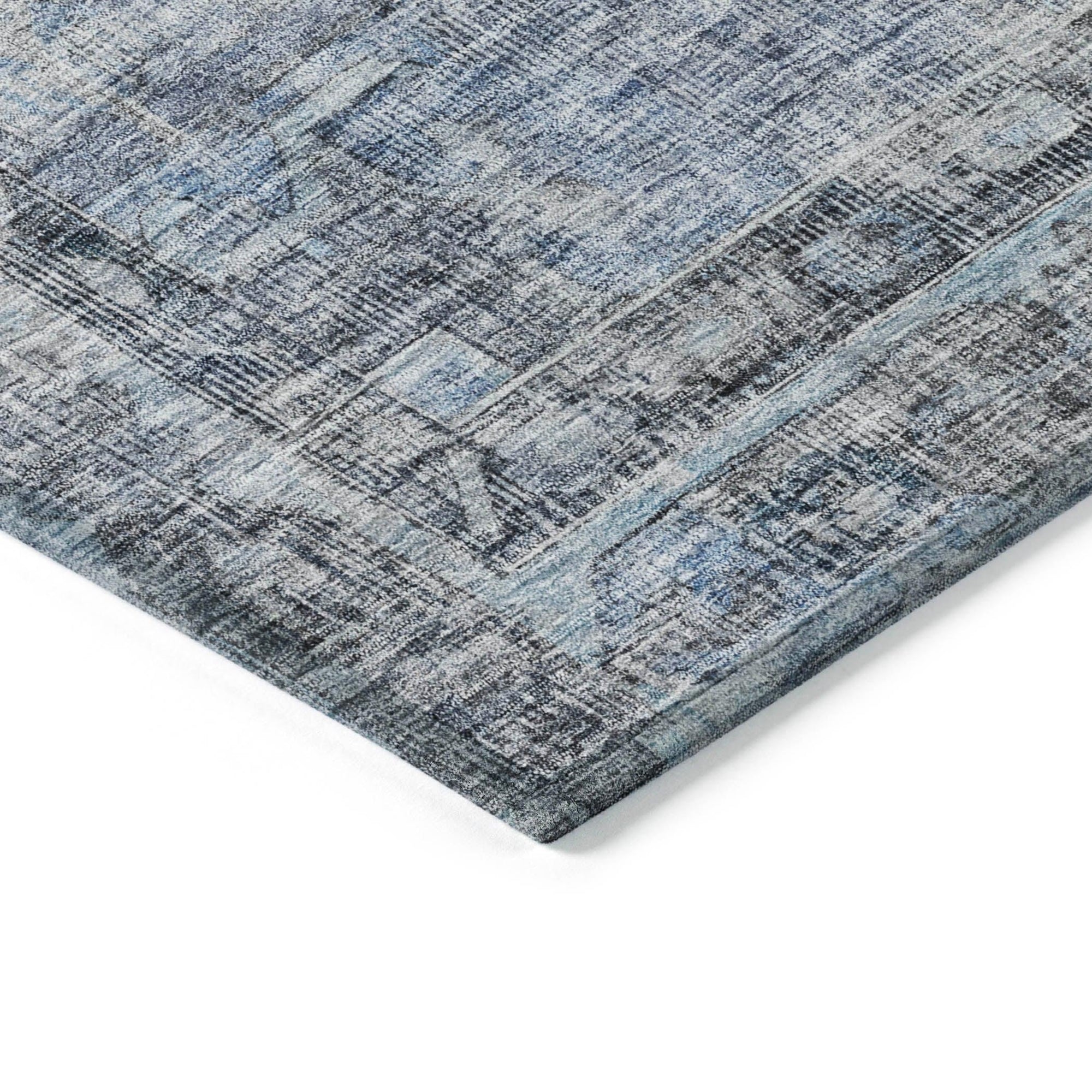 Addison Rugs Haeleth Blue Washable Indoor-Outdoor Rug