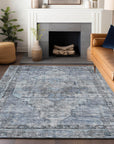 Addison Rugs Haeleth Blue Washable Indoor-Outdoor Rug