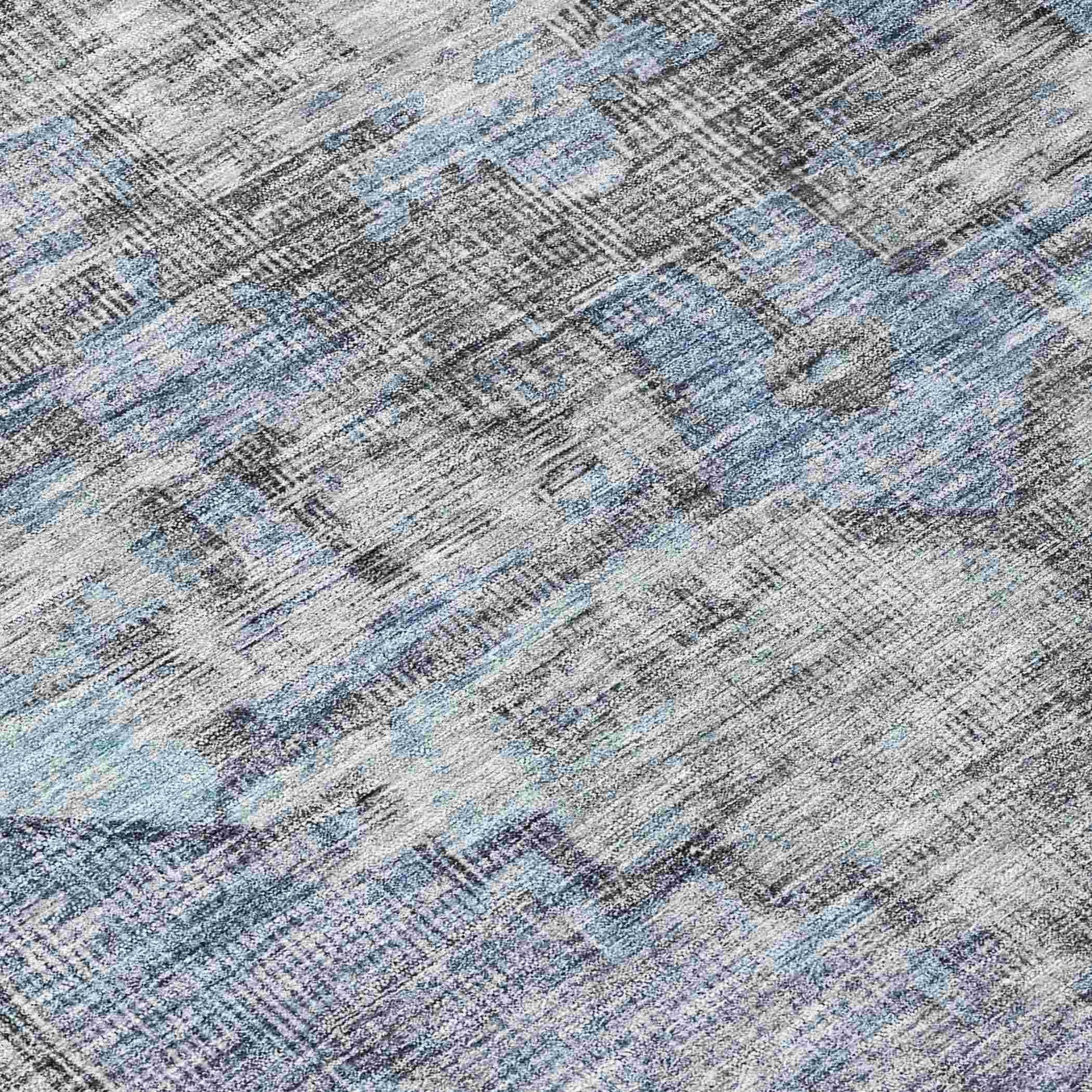 Addison Rugs Haeleth Blue Washable Indoor-Outdoor Rug