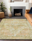 Addison Rugs Haeleth Gold Washable Indoor-Outdoor Rug