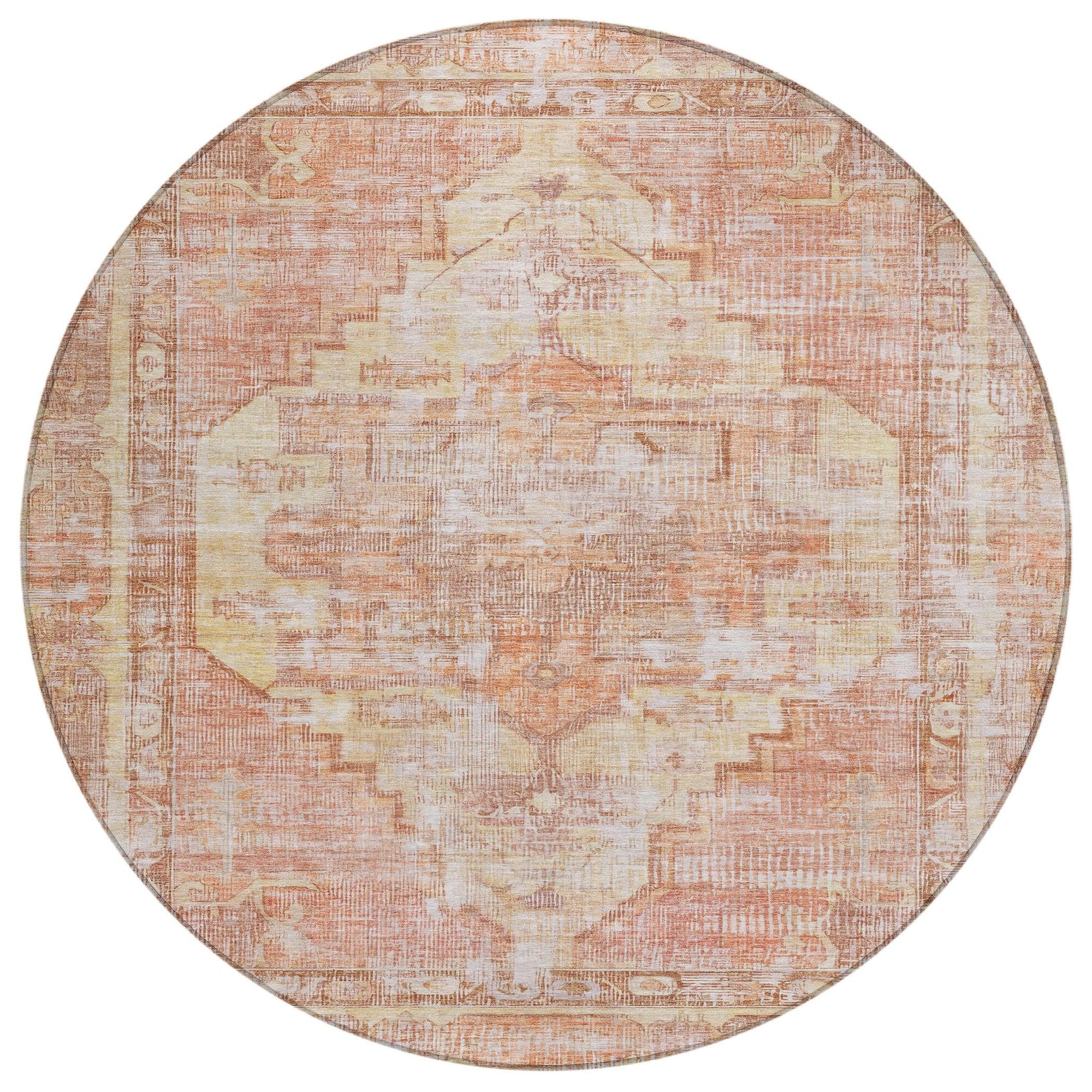 Addison Rugs Haeleth Orange Washable Indoor-Outdoor Rug