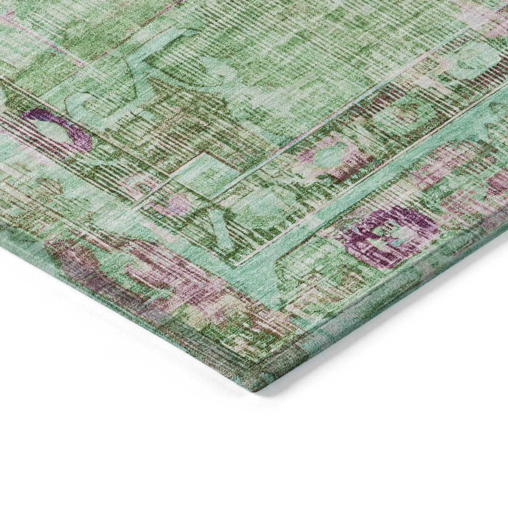 Addison Rugs Haelien Aloe Washable Indoor-Outdoor Rug