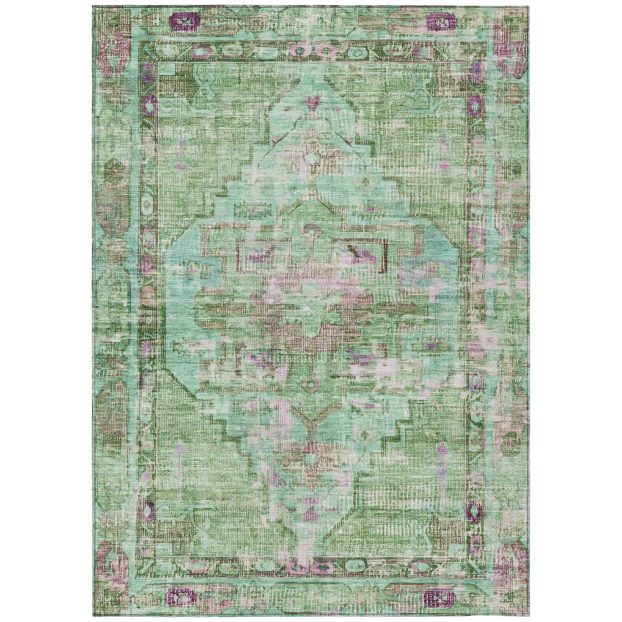 Addison Rugs Haelien Aloe Washable Indoor-Outdoor Rug
