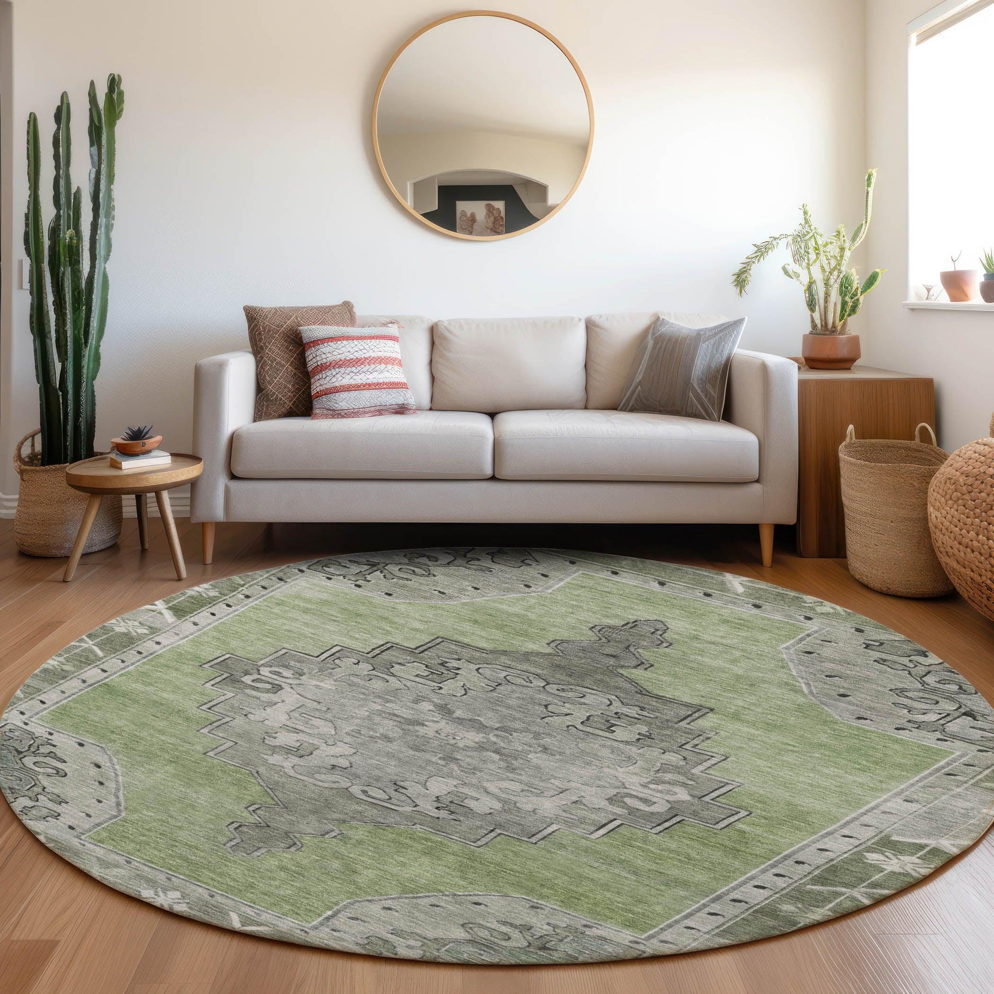 Addison Rugs Haelion Aloe Washable Indoor-Outdoor Rug
