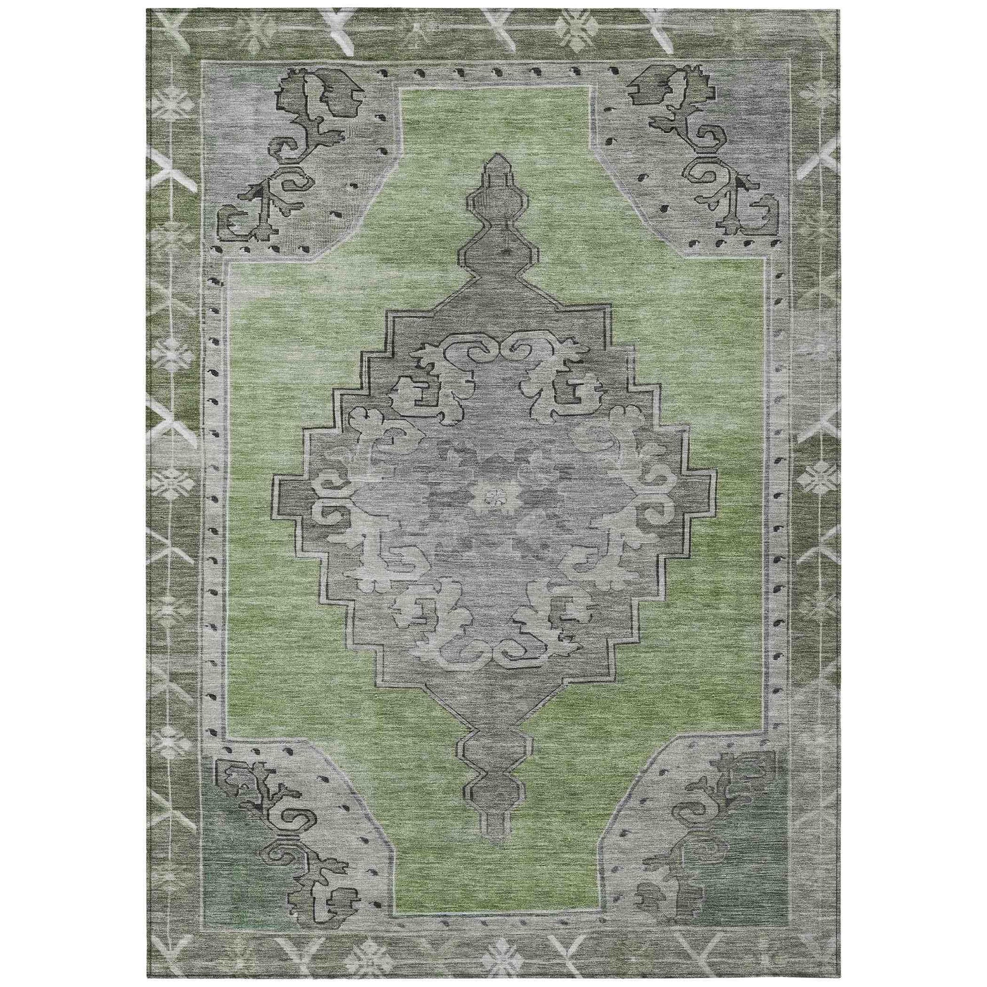 Addison Rugs Haelion Aloe Washable Indoor-Outdoor Rug