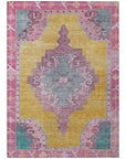 Addison Rugs Haelion Gold Washable Indoor-Outdoor Rug