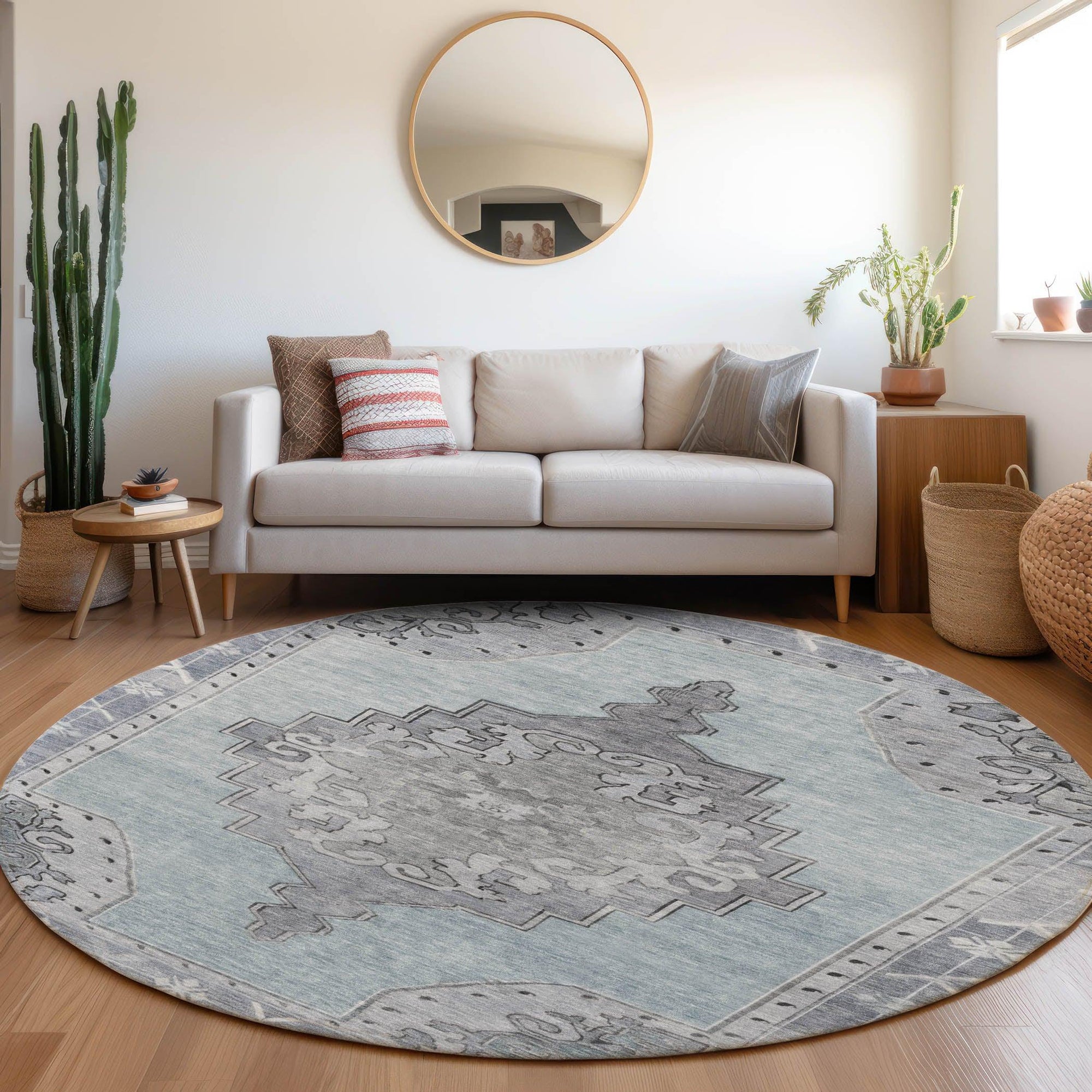 Addison Rugs Haelion Sky Washable Indoor-Outdoor Rug