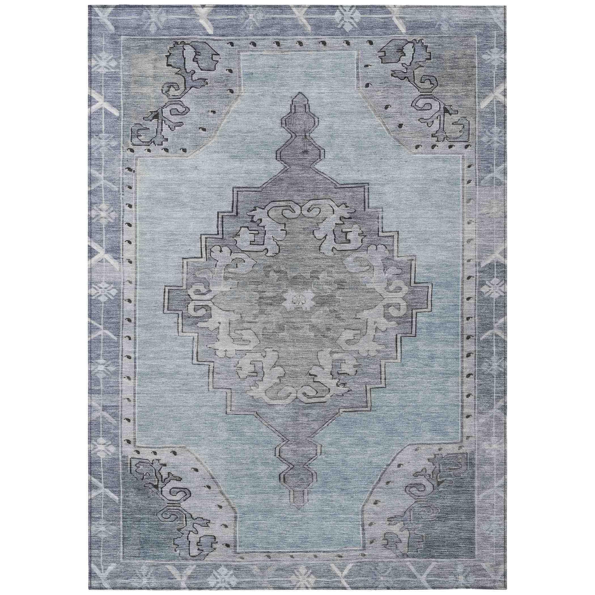 Addison Rugs Haelion Sky Washable Indoor-Outdoor Rug