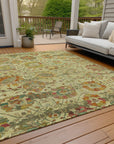 Addison Rugs Haelira Gold Washable Indoor-Outdoor Rug