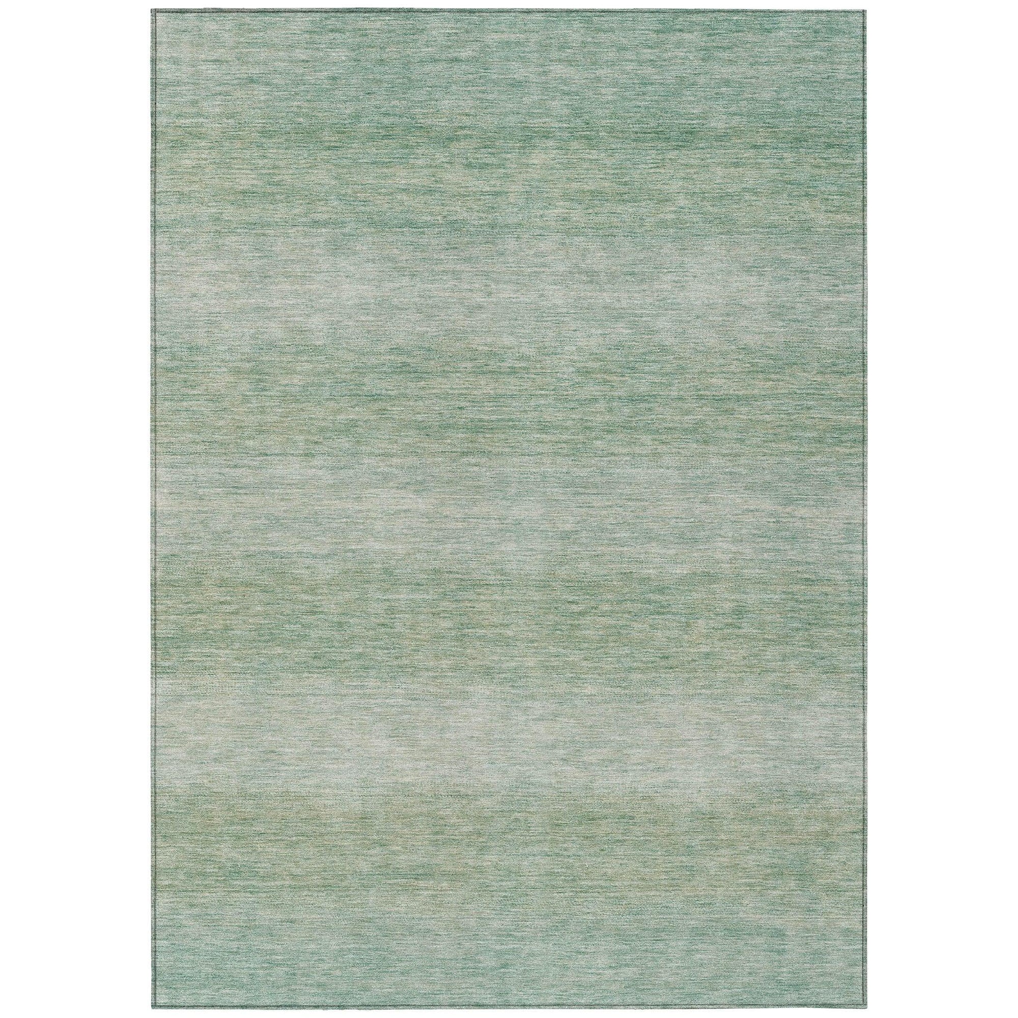 Addison Rugs Haelius Teal Washable Indoor-Outdoor Rug