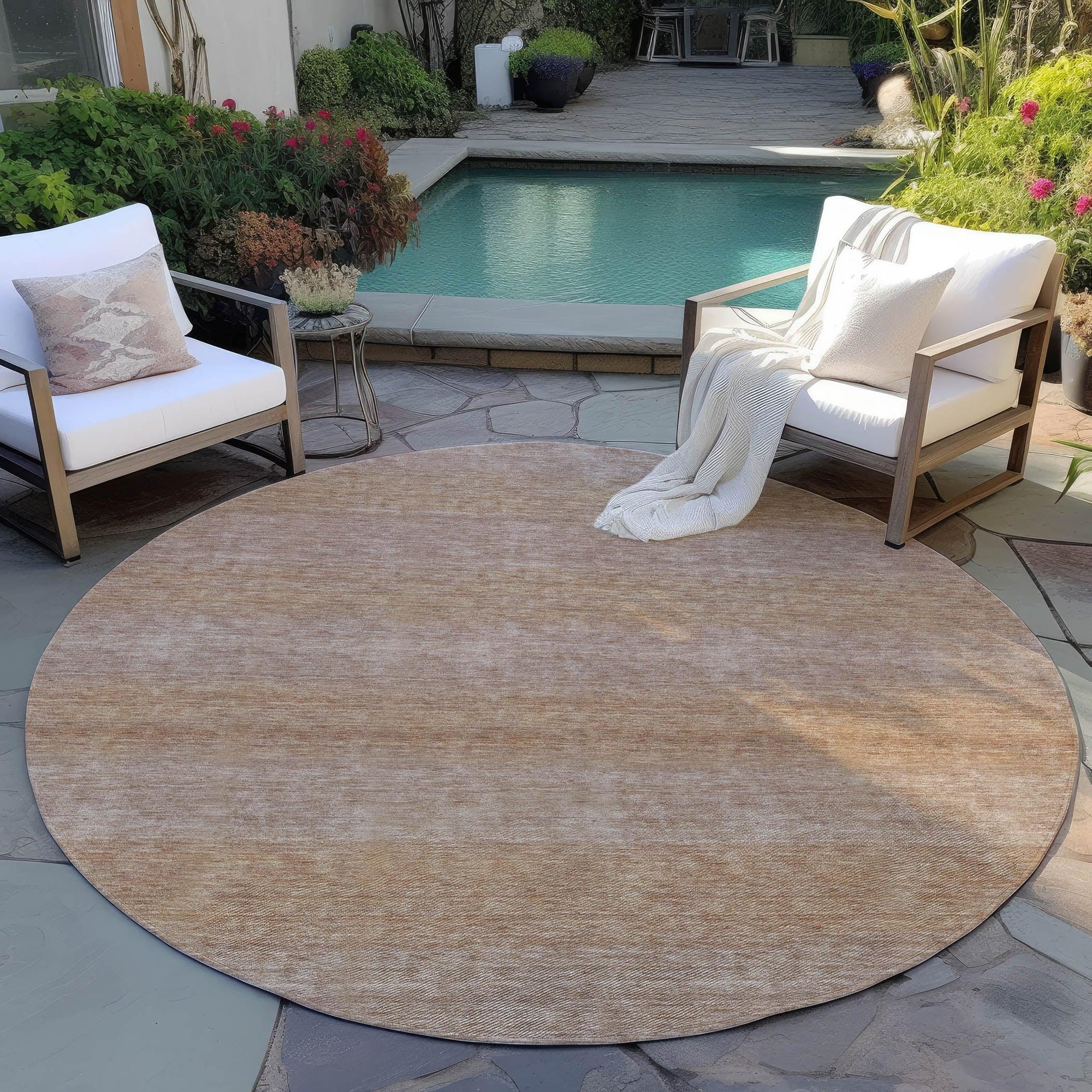 Addison Rugs Haelius Beige Washable Indoor-Outdoor Rug