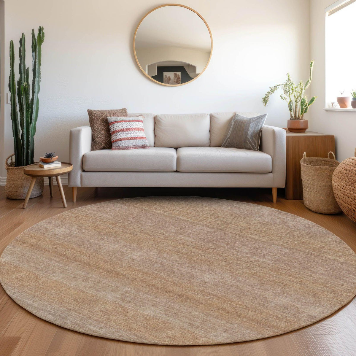 Addison Rugs Haelius Beige Washable Indoor-Outdoor Rug