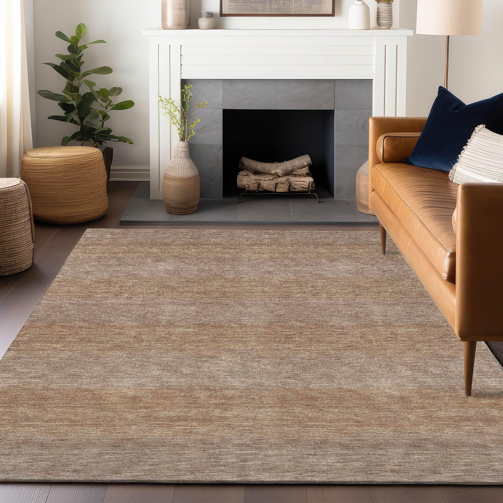 Addison Rugs Haelius Beige Washable Indoor-Outdoor Rug