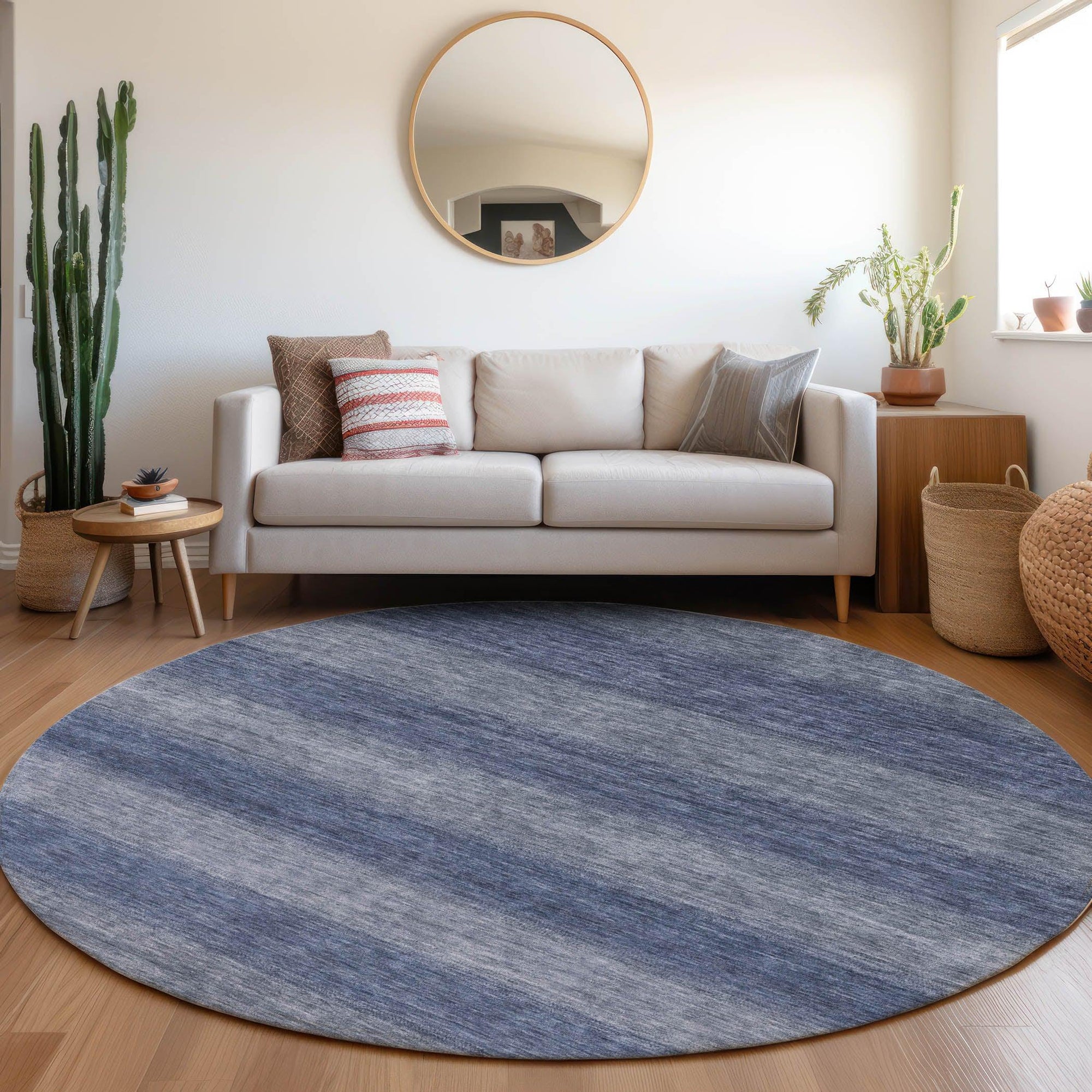 Addison Rugs Haelius Blue Washable Indoor-Outdoor Rug
