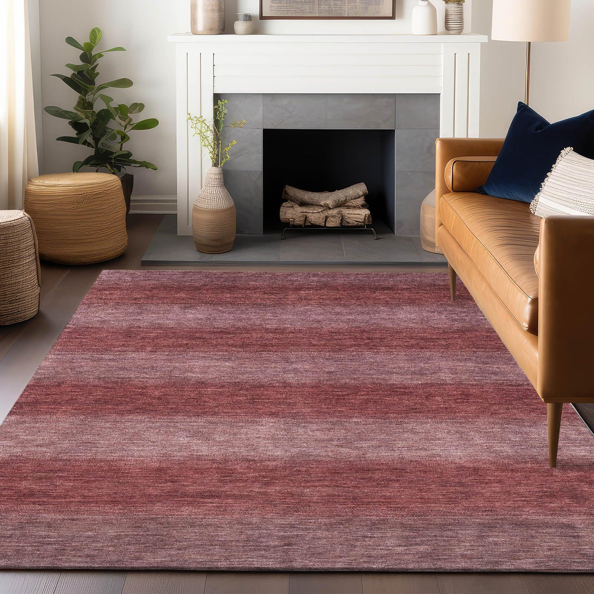 Addison Rugs Haelius Paprika Washable Indoor-Outdoor Rug