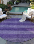 Addison Rugs Haelius Purple Washable Indoor-Outdoor Rug