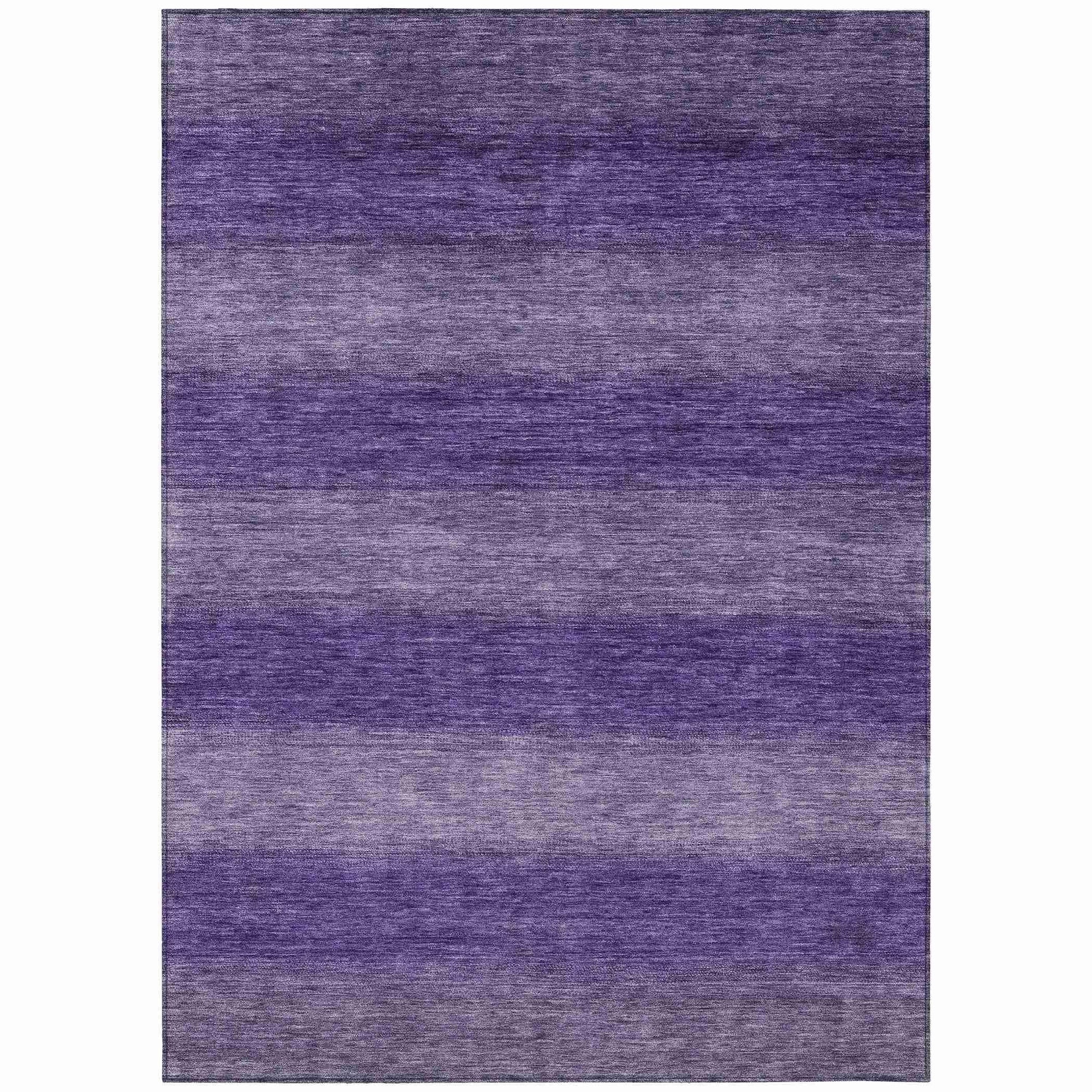 Addison Rugs Haelius Purple Washable Indoor-Outdoor Rug