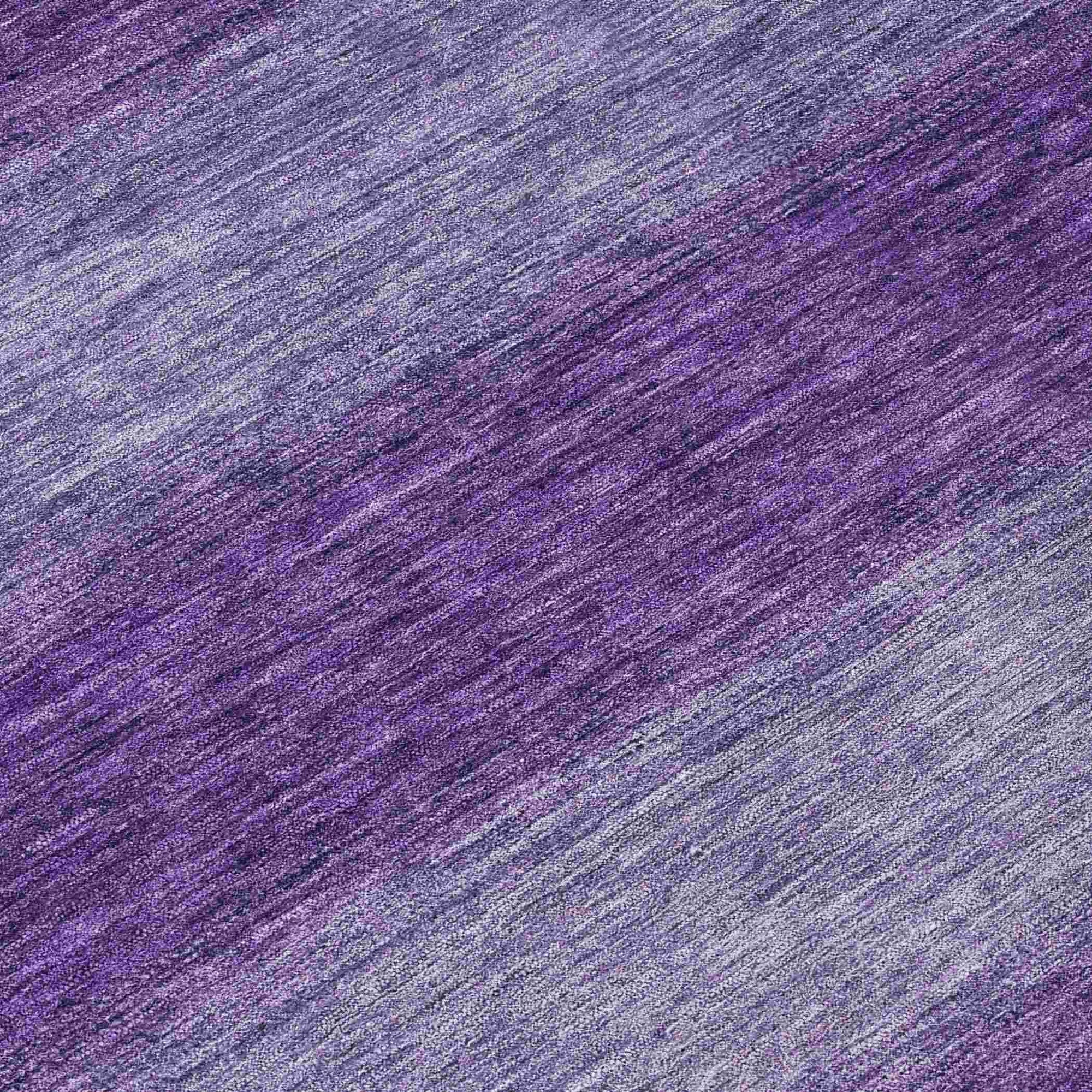 Addison Rugs Haelius Purple Washable Indoor-Outdoor Rug