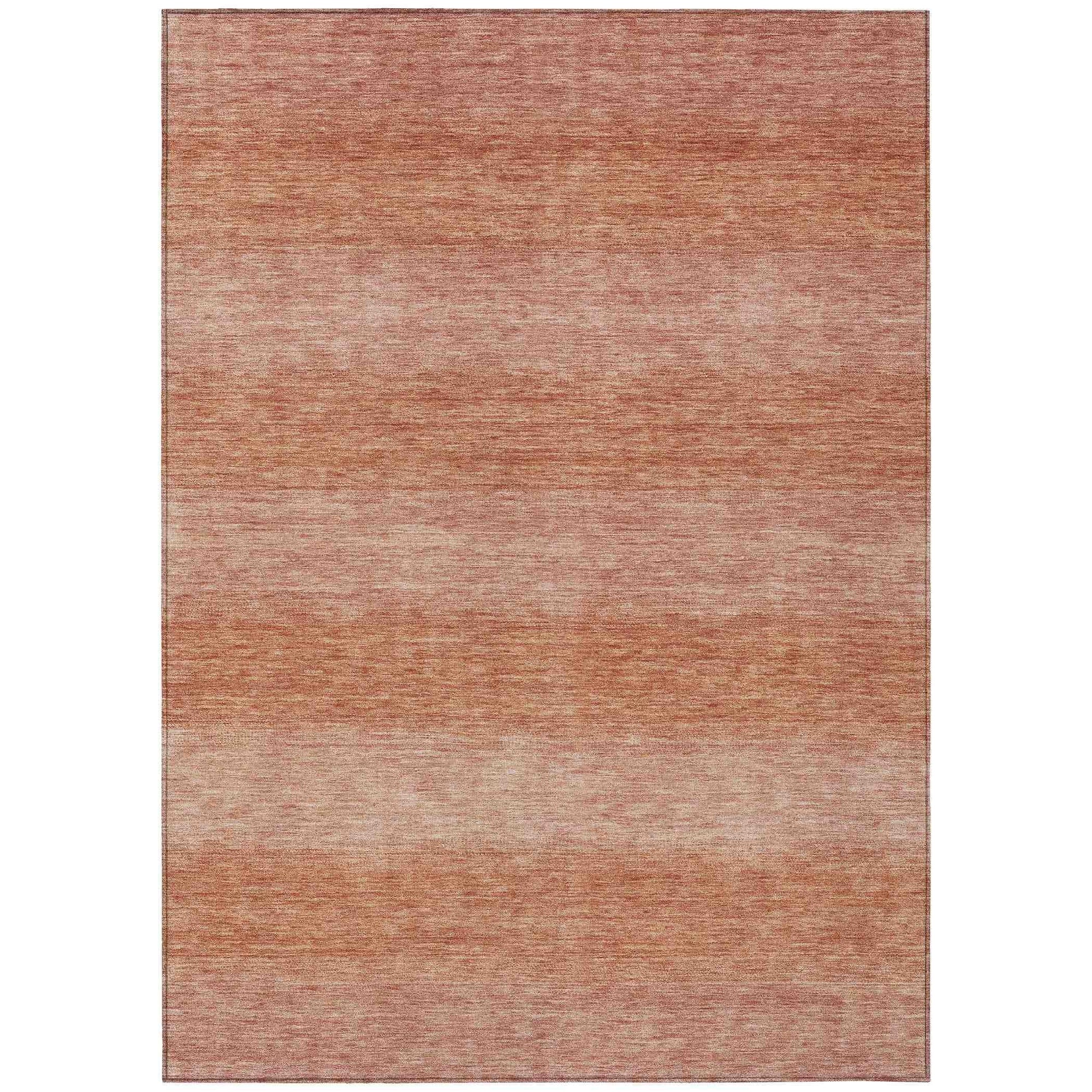 Addison Rugs Haelius Orange Washable Indoor-Outdoor Rug