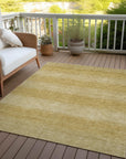 Addison Rugs Haelius Gold Washable Indoor-Outdoor Rug