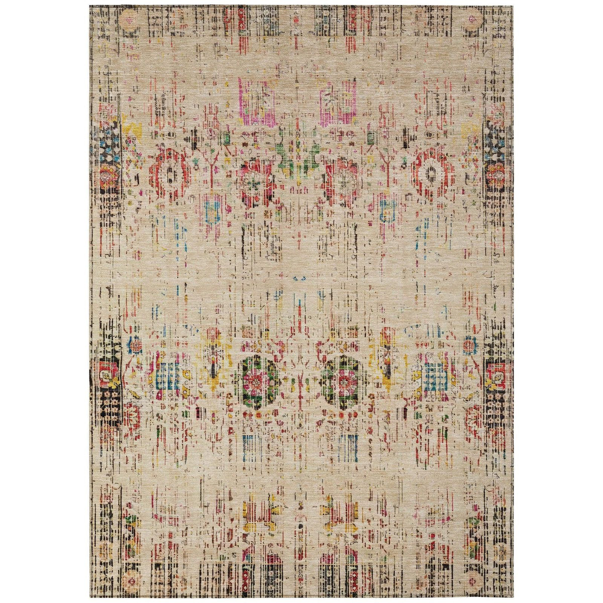 Addison Rugs Haelon Beige Washable Indoor-Outdoor Rug