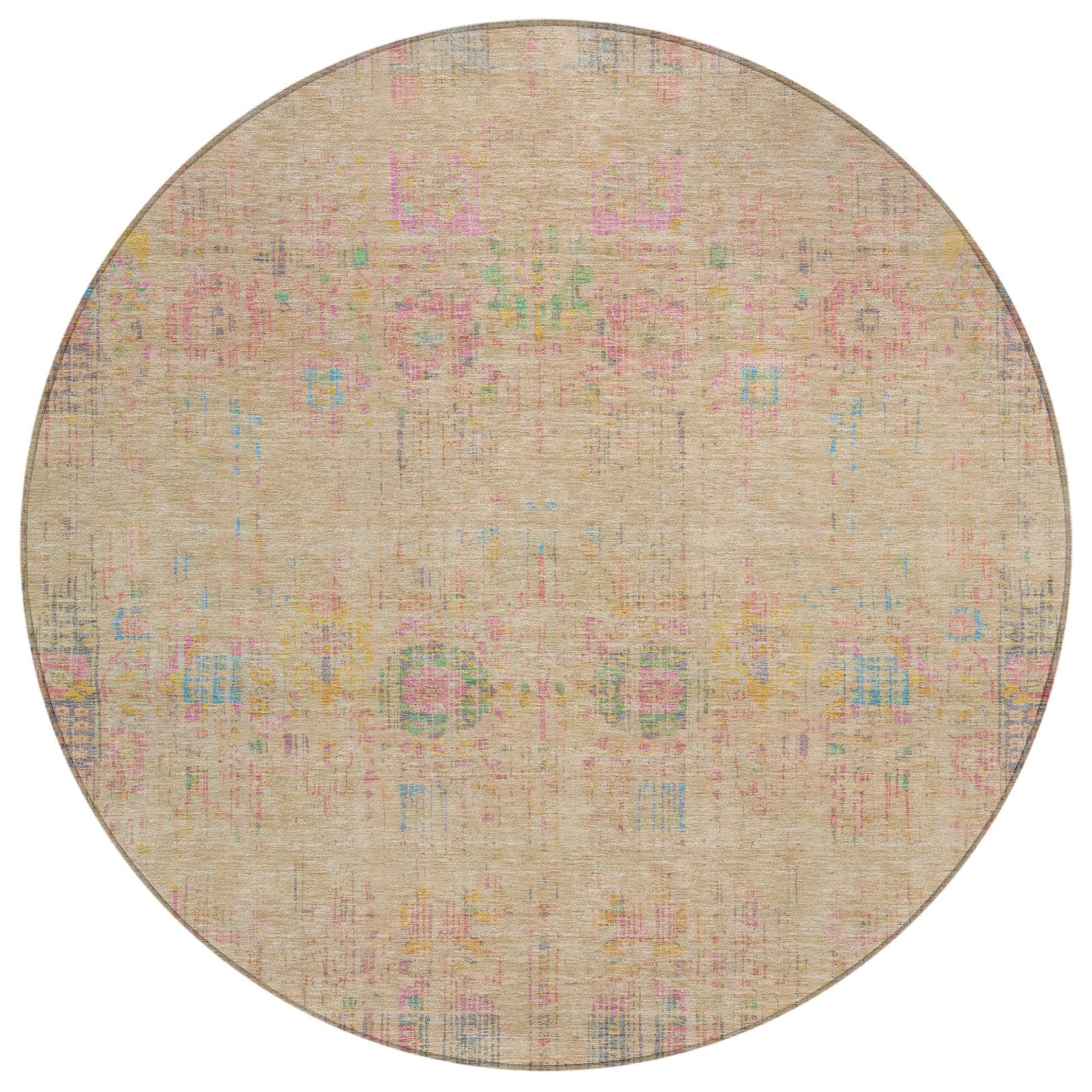 Addison Rugs Haelon Brown Washable Indoor-Outdoor Rug