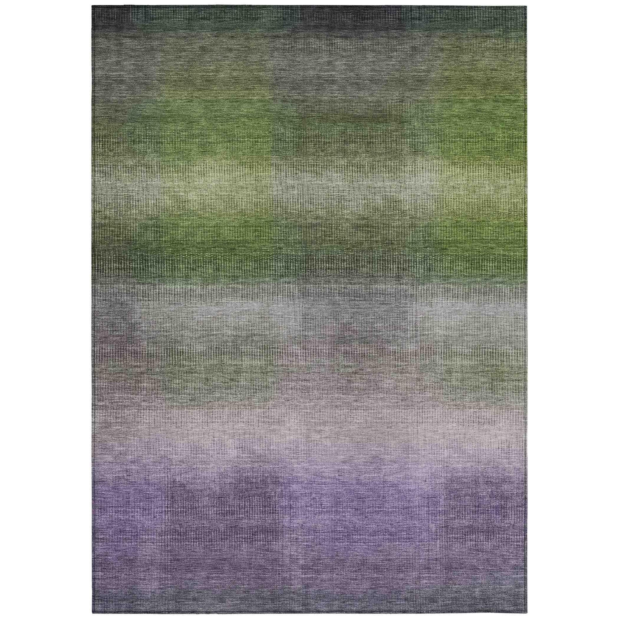 Addison Rugs Haelor Green Washable Indoor-Outdoor Rug