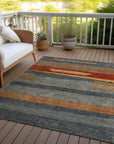 Addison Rugs Haelora Blue Washable Indoor-Outdoor Rug