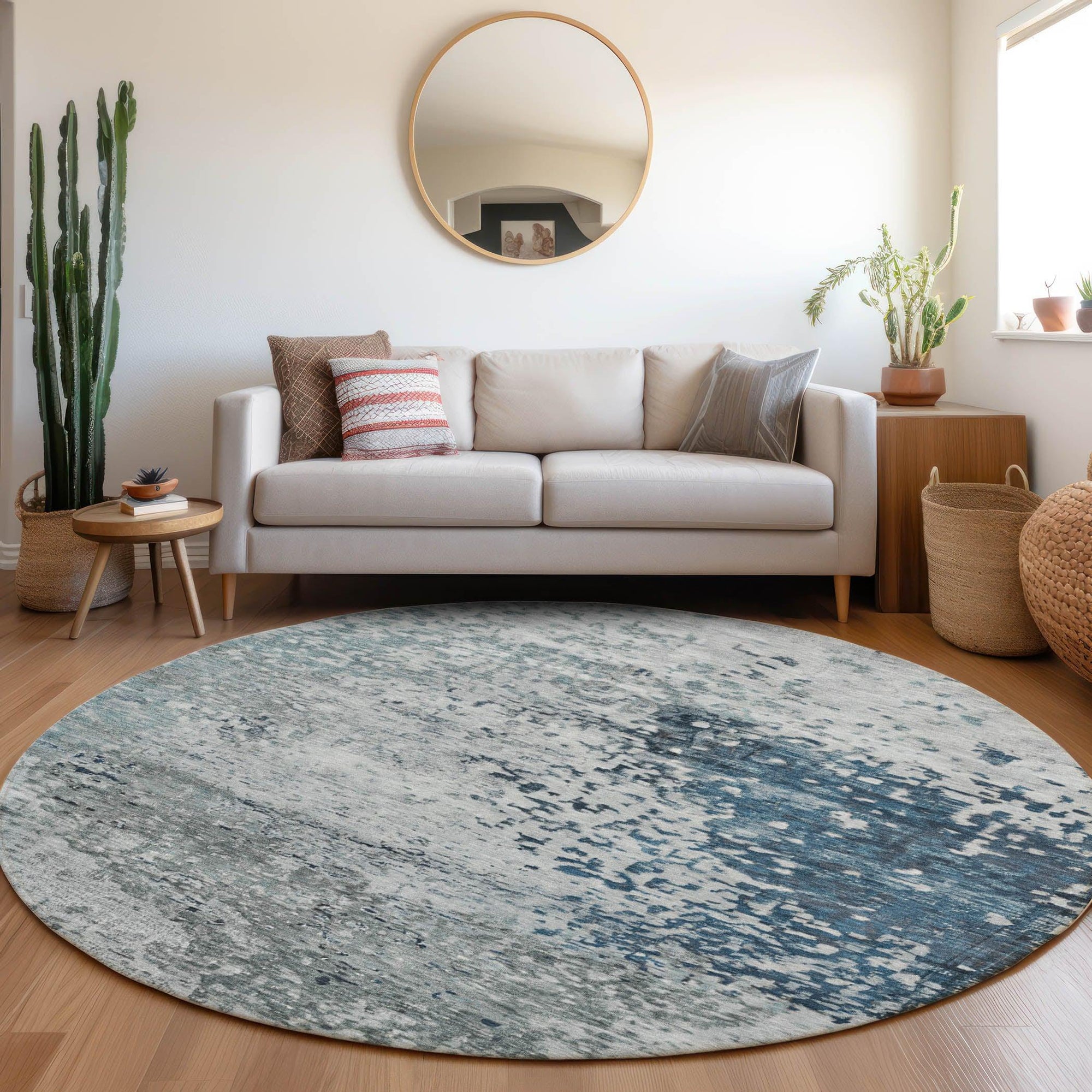 Addison Rugs Iriain Denim Washable Indoor-Outdoor Rug