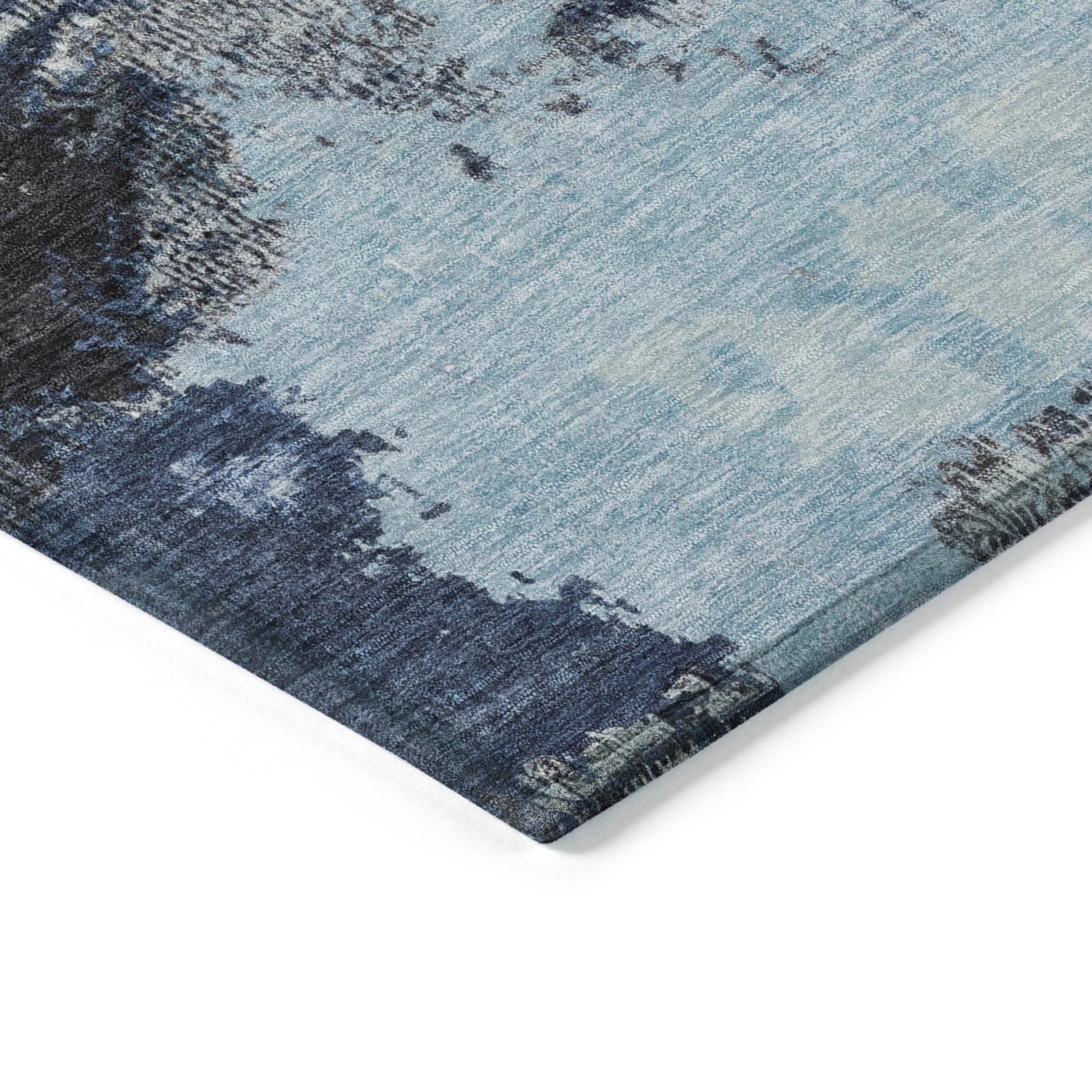 Addison Rugs Iriara Blue Washable Indoor-Outdoor Rug