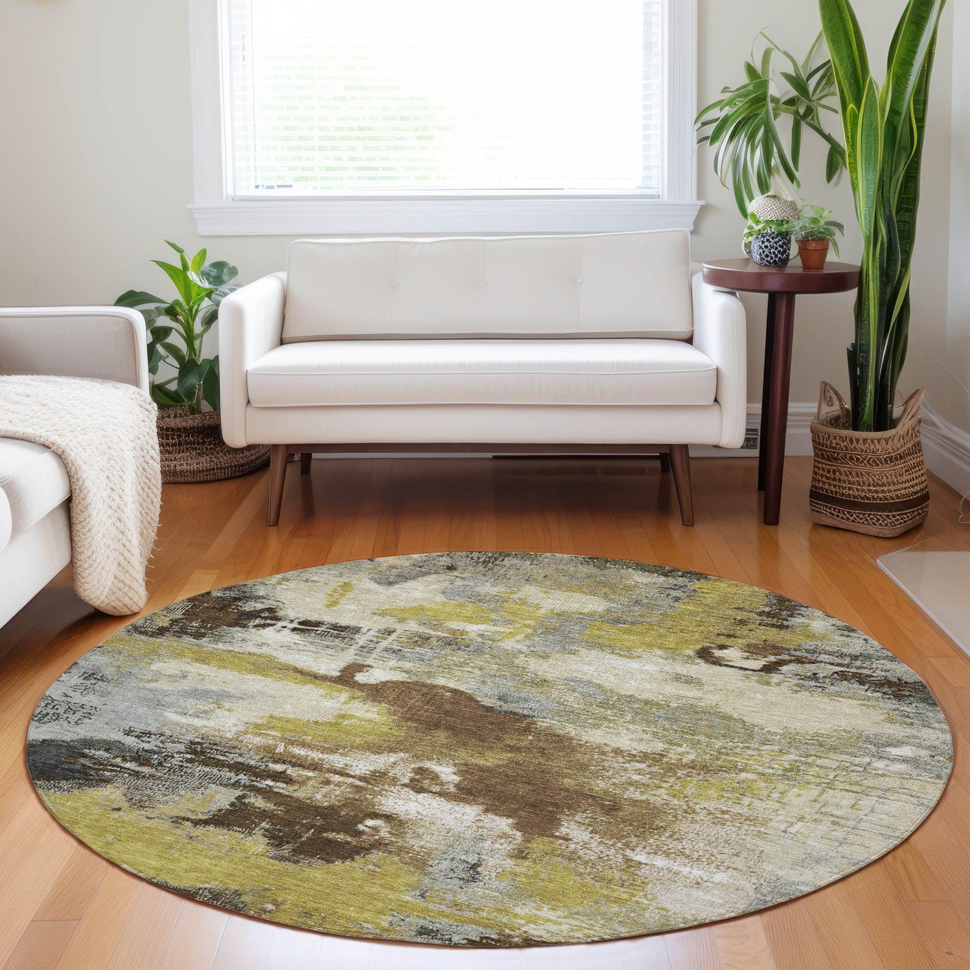 Addison Rugs Iriara Brown Washable Indoor-Outdoor Rug