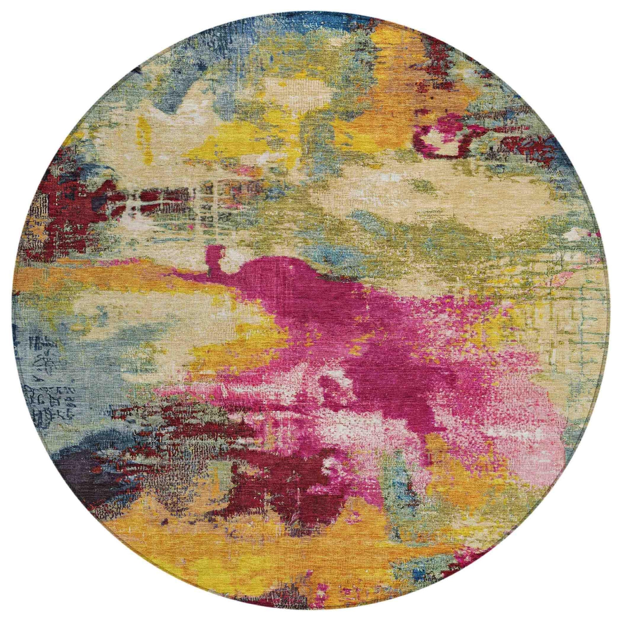 Addison Rugs Iriara Red Washable Indoor-Outdoor Rug