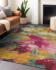 Addison Rugs Iriara Red Washable Indoor-Outdoor Rug