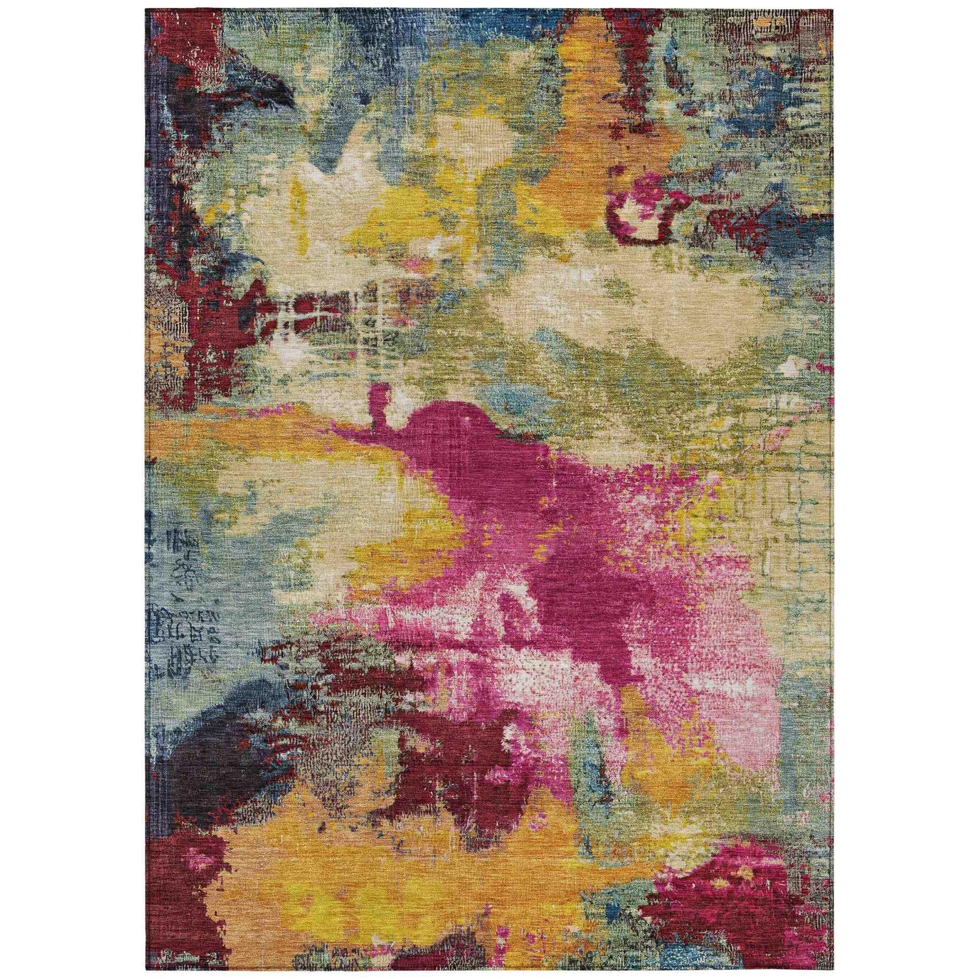 Addison Rugs Iriara Red Washable Indoor-Outdoor Rug