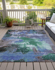 Addison Rugs Iriara Green Washable Indoor-Outdoor Rug