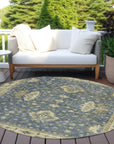 Addison Rugs Iriaris Blue Washable Indoor-Outdoor Rug