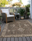 Addison Rugs Iriaris Brown Washable Indoor-Outdoor Rug