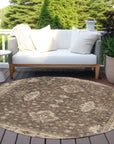 Addison Rugs Iriaris Brown Washable Indoor-Outdoor Rug