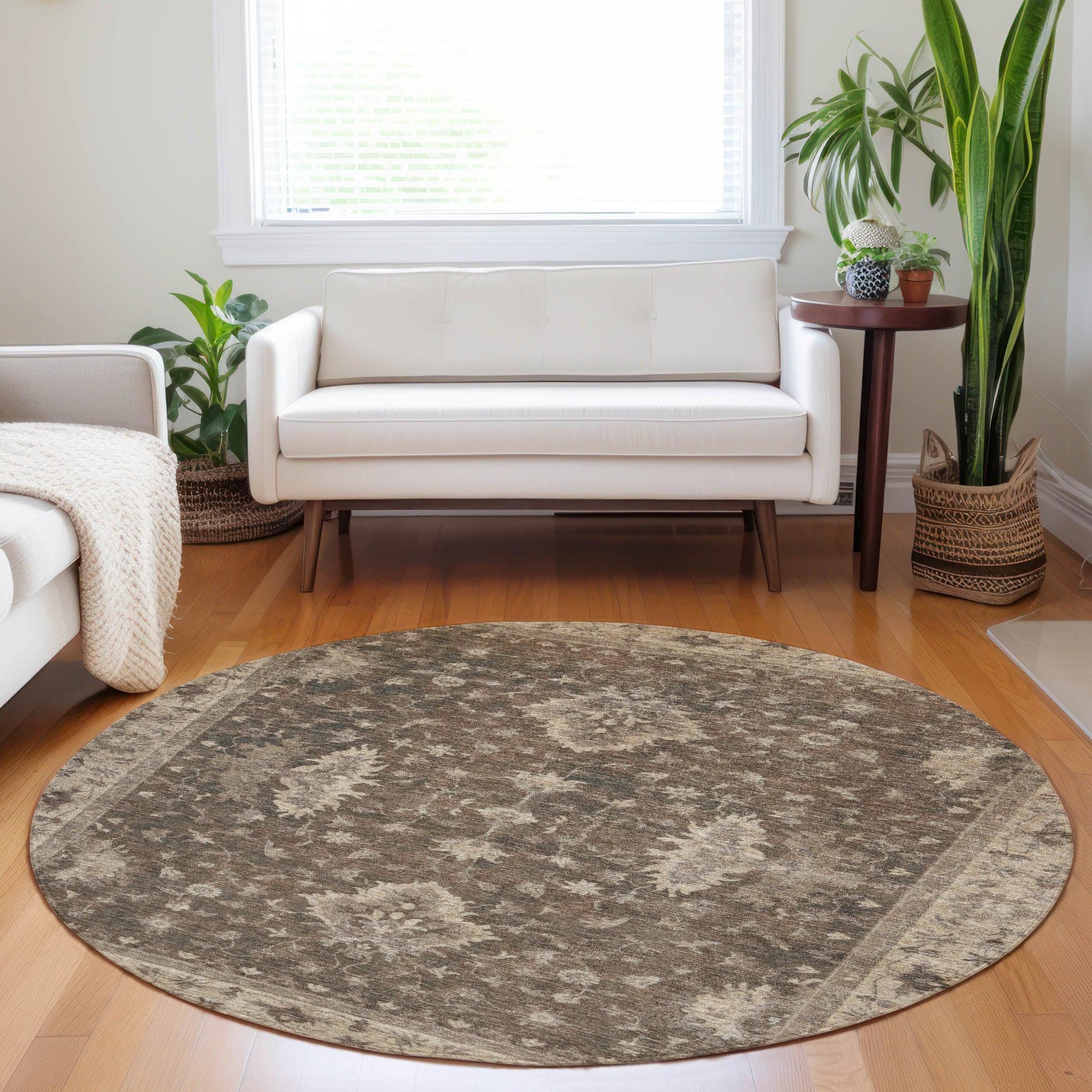 Addison Rugs Iriaris Brown Washable Indoor-Outdoor Rug