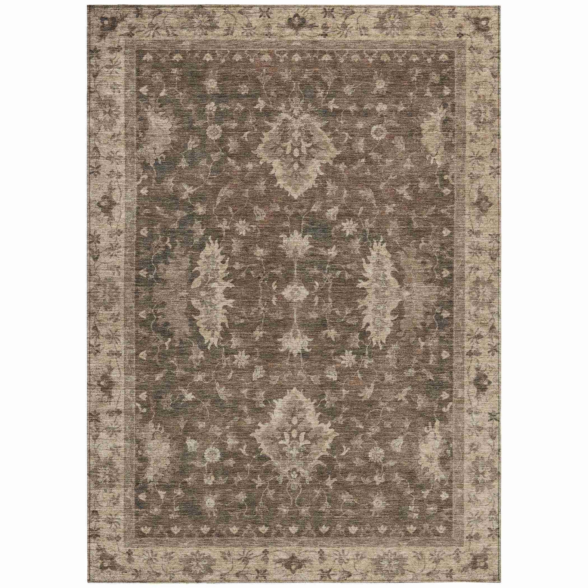 Addison Rugs Iriaris Brown Washable Indoor-Outdoor Rug