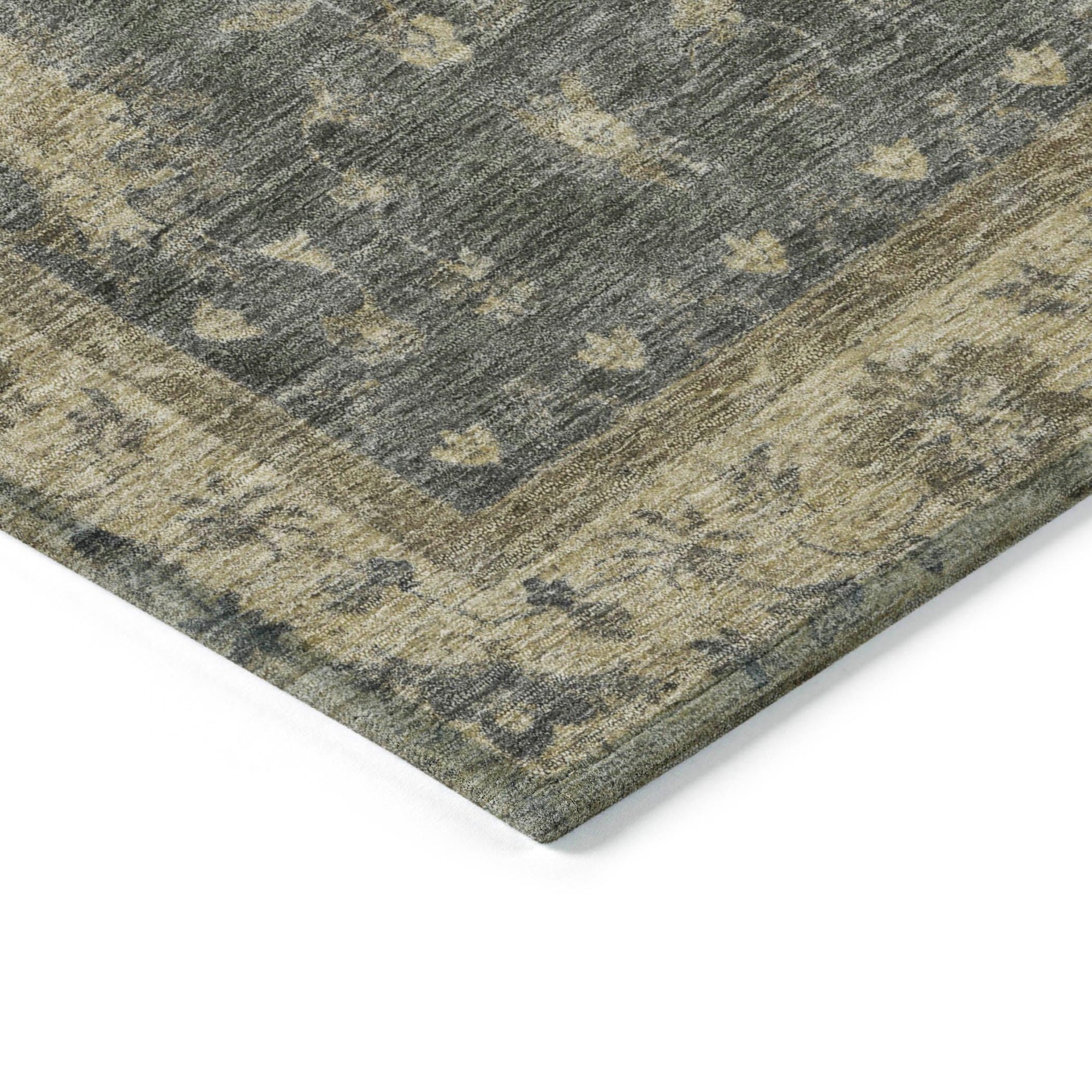 Addison Rugs Iriaris Gray Washable Indoor-Outdoor Rug